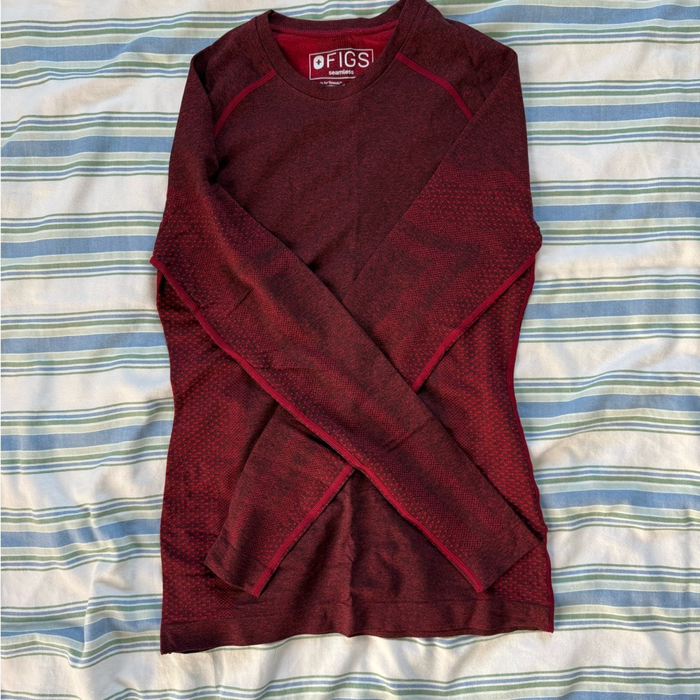 FIGS Women's Salta Underscrub in Winning Red